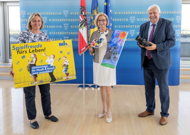 Aktionstage in den Schulen Niederösterreichs vermitteln Freude an Musik und Kunst