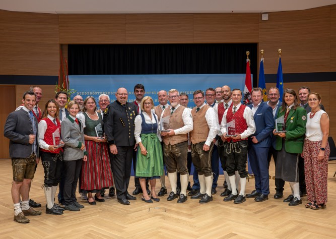 Ehrenpreise für NÖ Blasmusikkapellen
