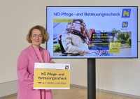 „NÖ Pflege- und Betreuungsscheck“ vorgestellt „NÖ Pflege- und Betreuungsscheck“ vorgestellt