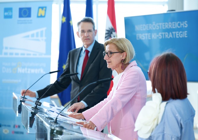 LH Mikl-Leitner: Mit KI die Zukunft aktiv gestalten